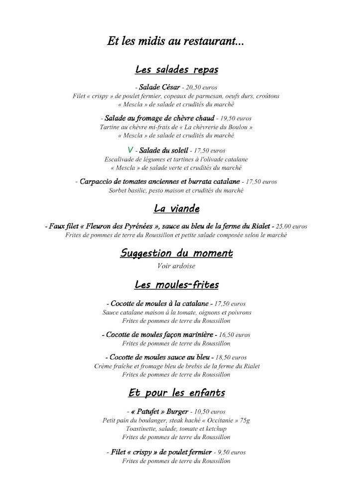 Lac i Va Bé - Menu Image 1