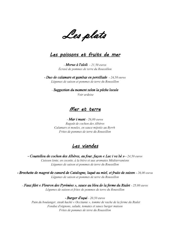 Lac i Va Bé - Menu Image 2